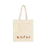 'Love Our Short Leg Babies' Cotton Canvas Tote Bag