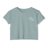 Sea Print Crop Top