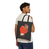 'Love Our Short Leg Babies' Cotton Canvas Tote Bag