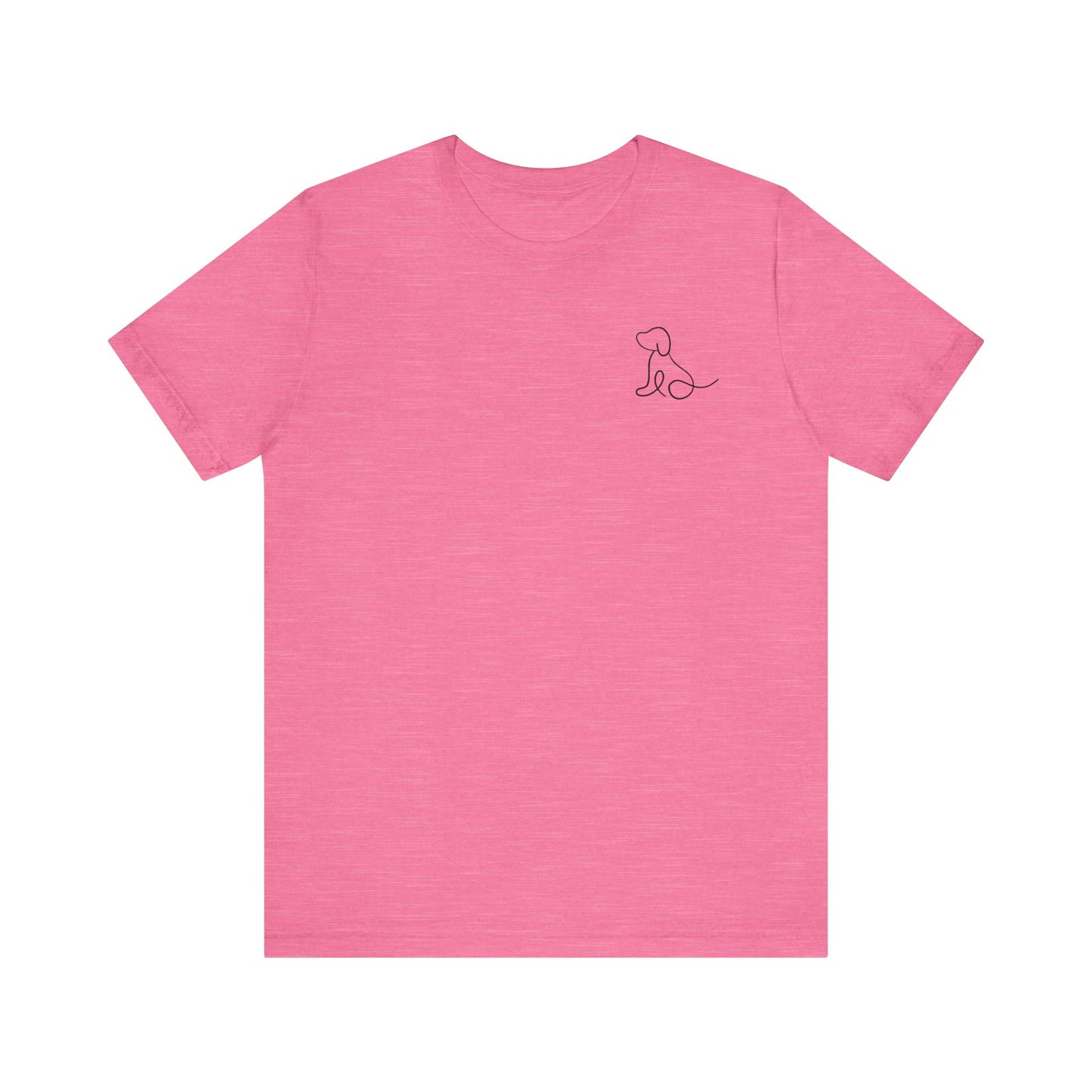 Cute Dog Outline T-Shirt