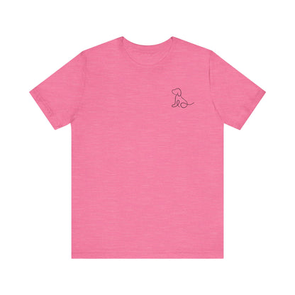 Cute Dog Outline T-Shirt