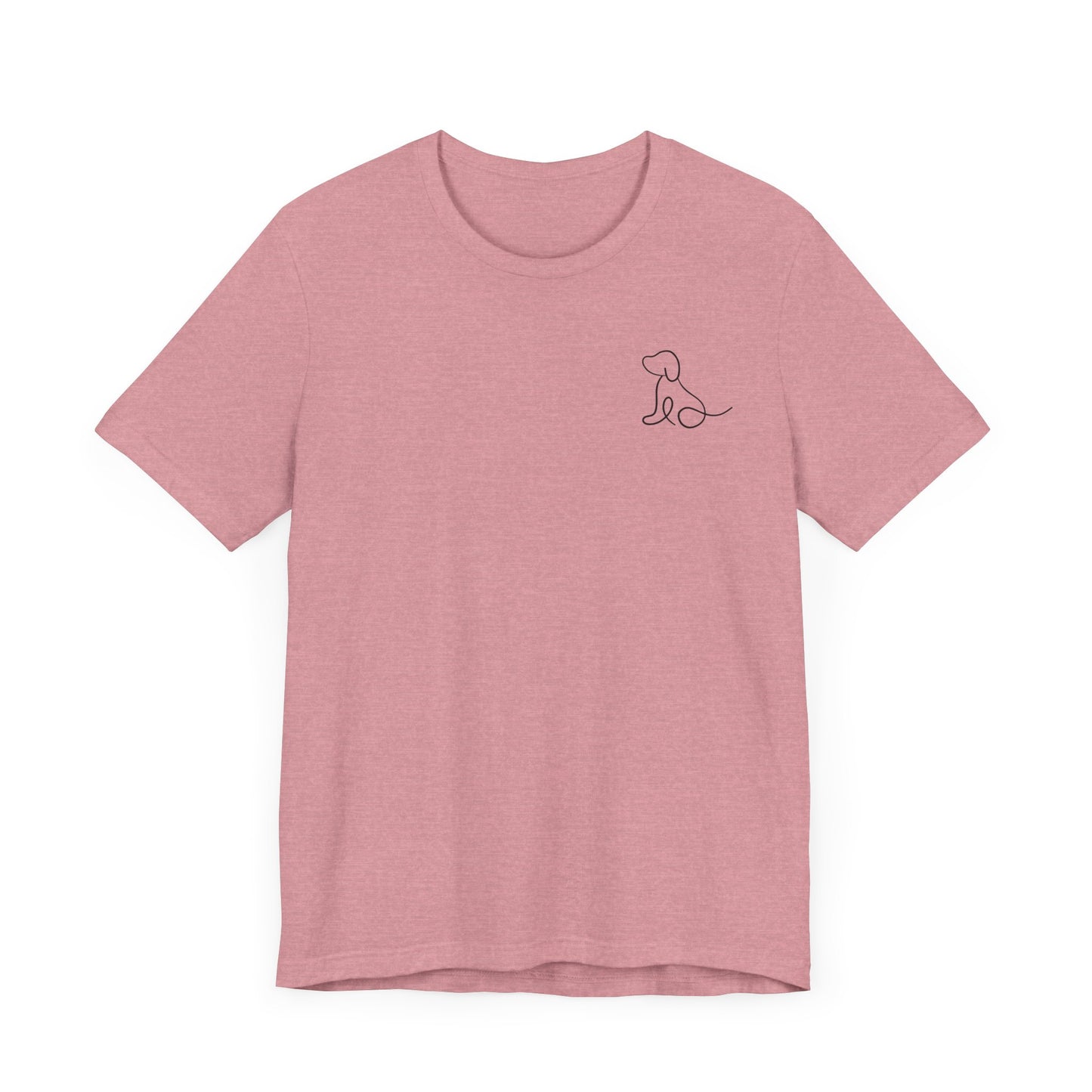 Cute Dog Outline T-Shirt