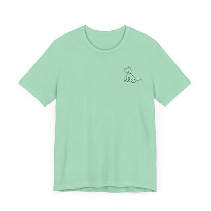 Cute Dog Outline T-Shirt