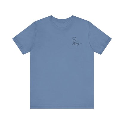 Cute Dog Outline T-Shirt