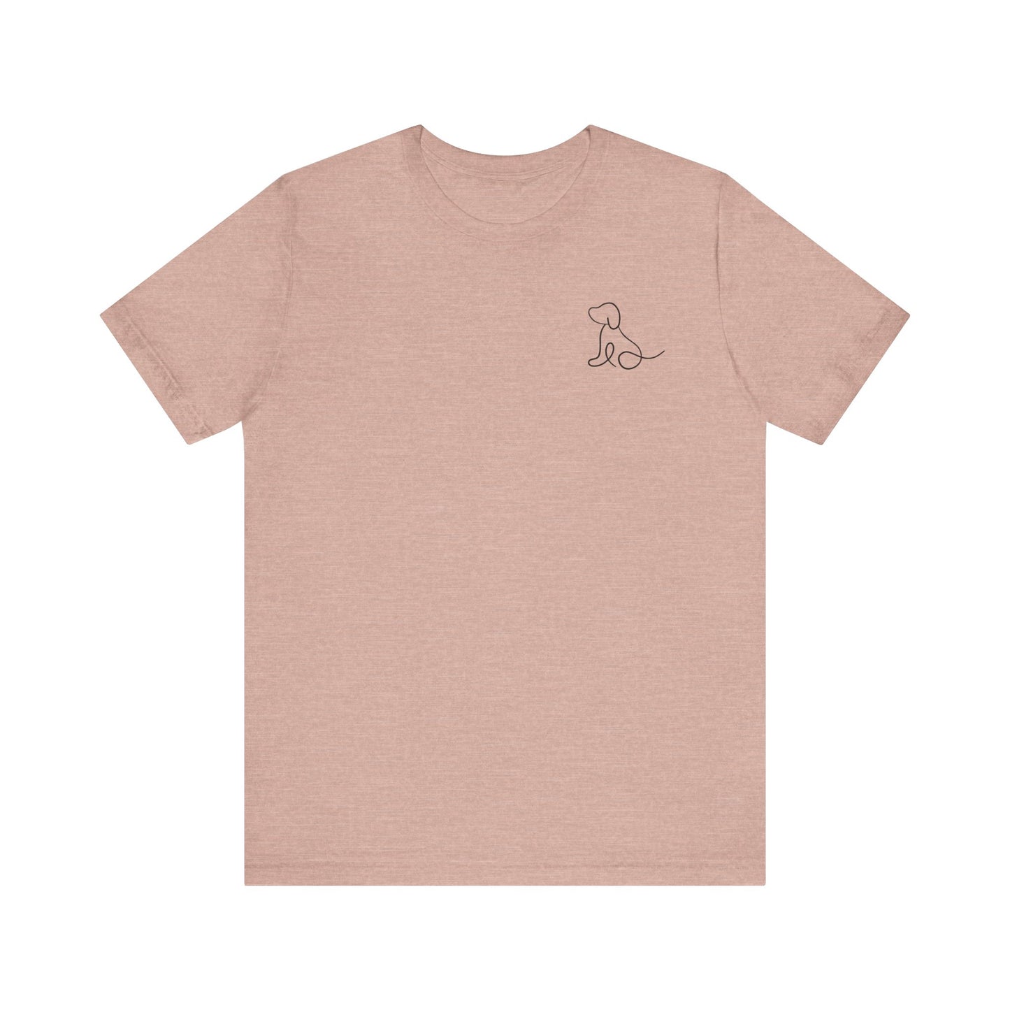 Cute Dog Outline T-Shirt