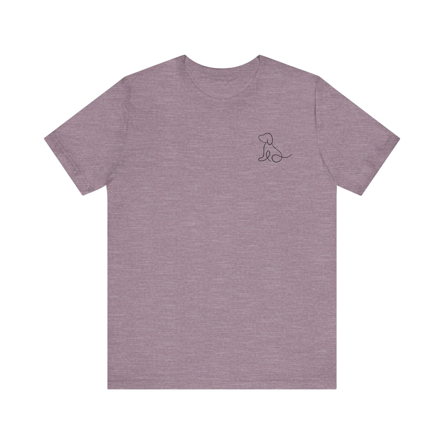 Cute Dog Outline T-Shirt