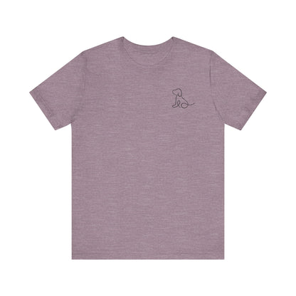 Cute Dog Outline T-Shirt