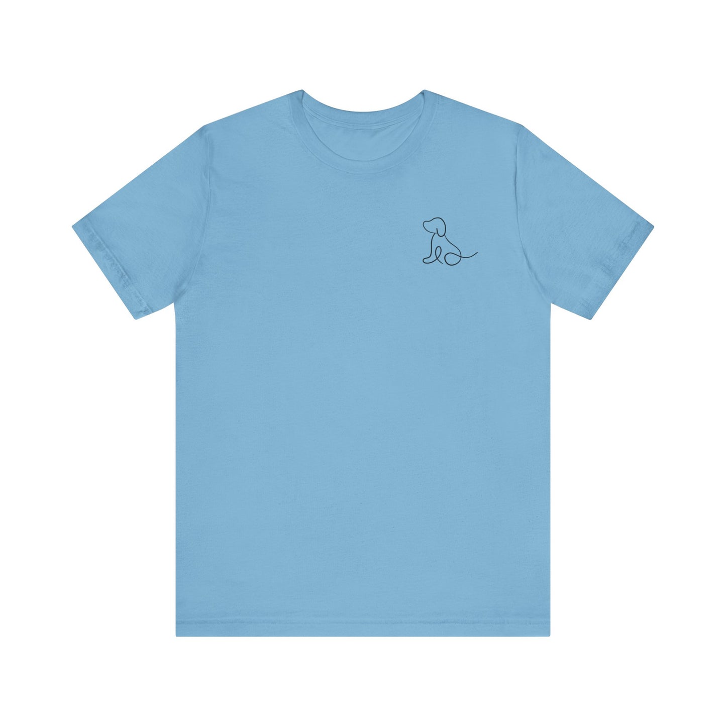 Cute Dog Outline T-Shirt