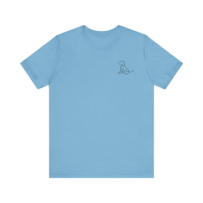 Cute Dog Outline T-Shirt