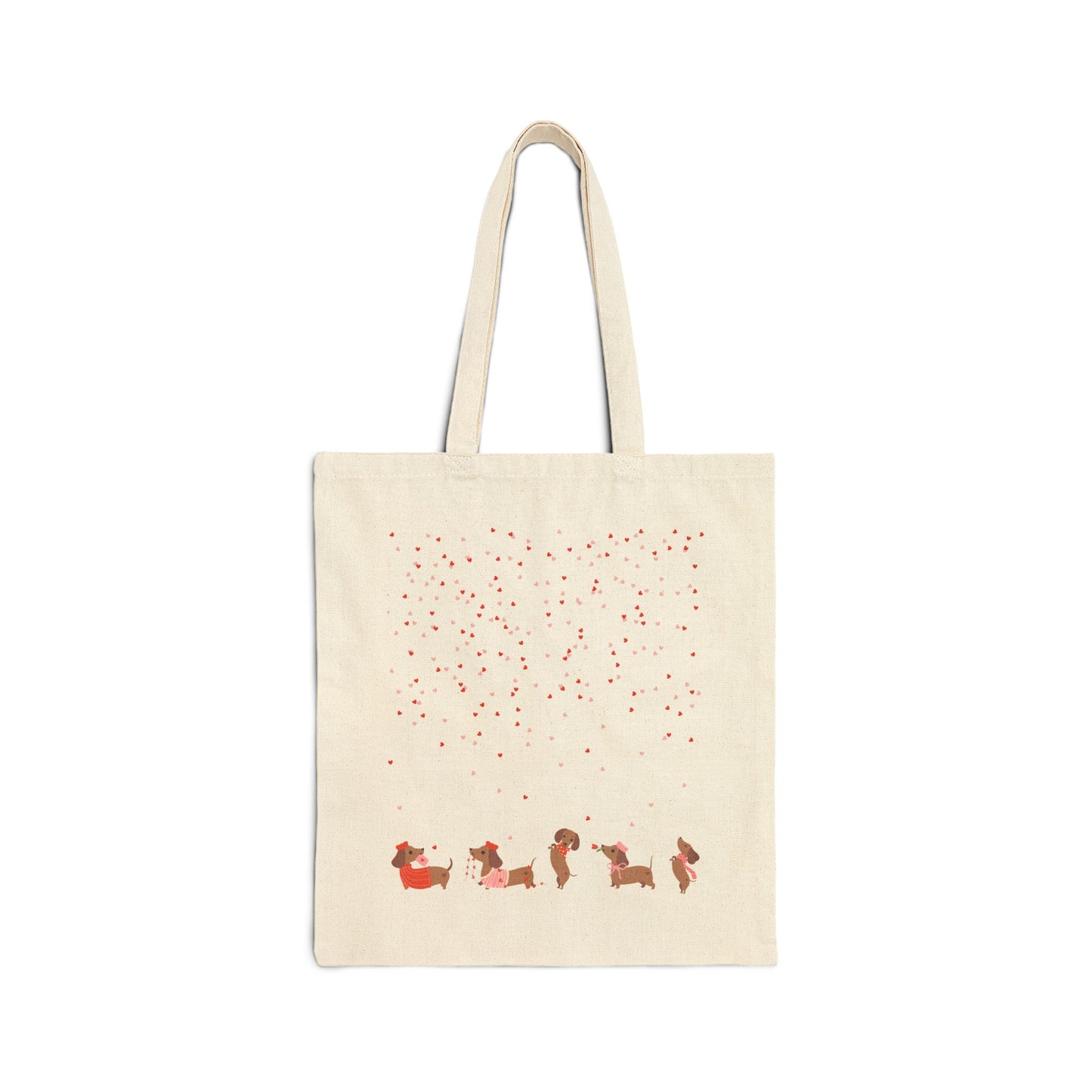 'Love Our Short Leg Babies' Cotton Canvas Tote Bag