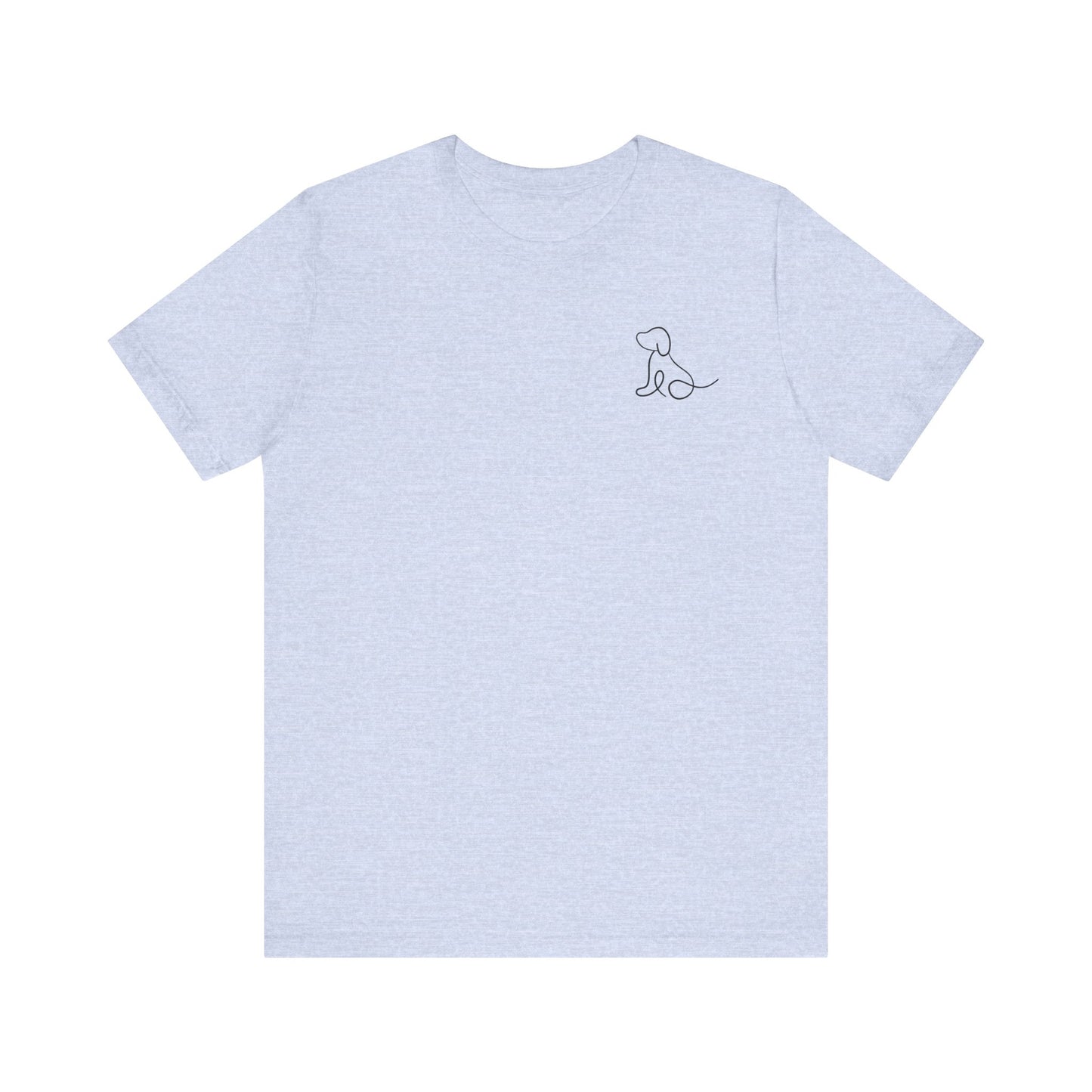 Cute Dog Outline T-Shirt