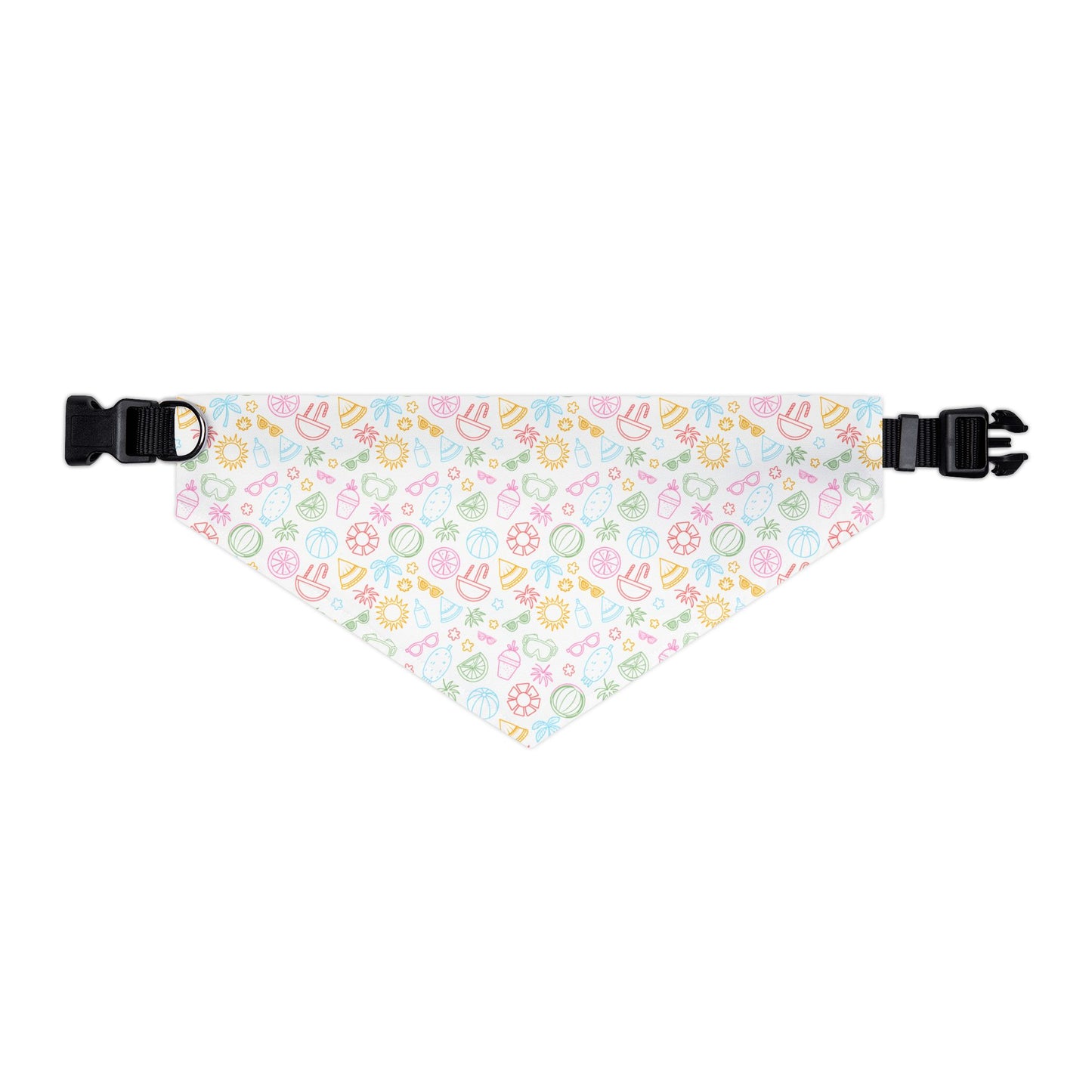 Colorful Summer Pet Bandana Collar