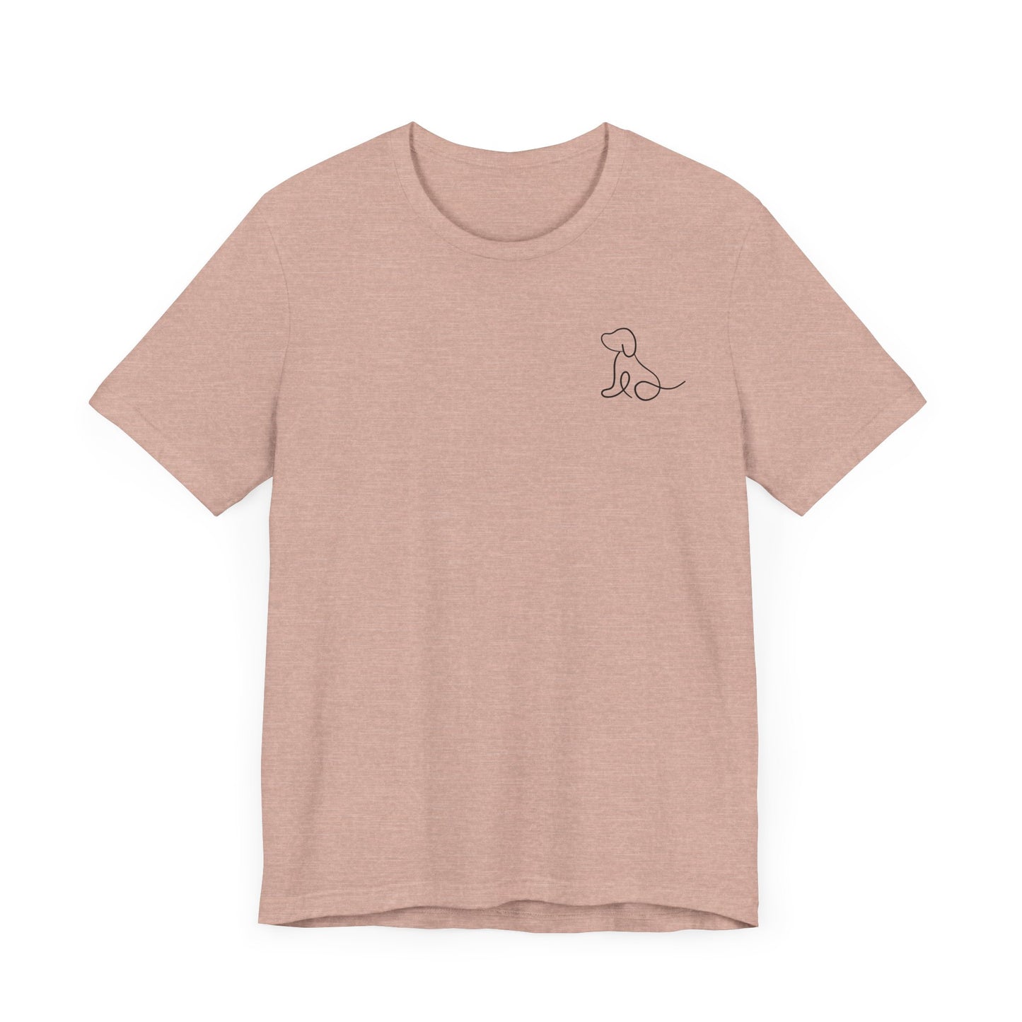 Cute Dog Outline T-Shirt
