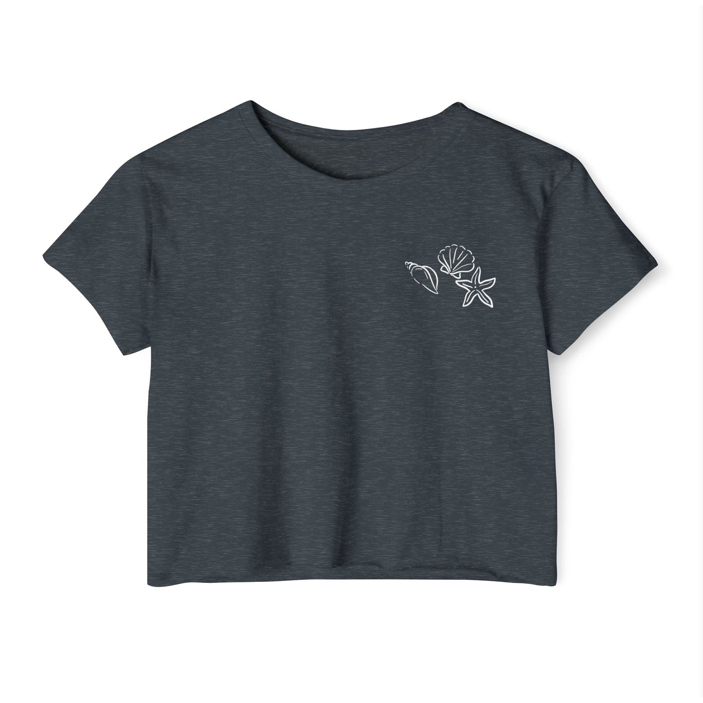 Sea Print Crop Top