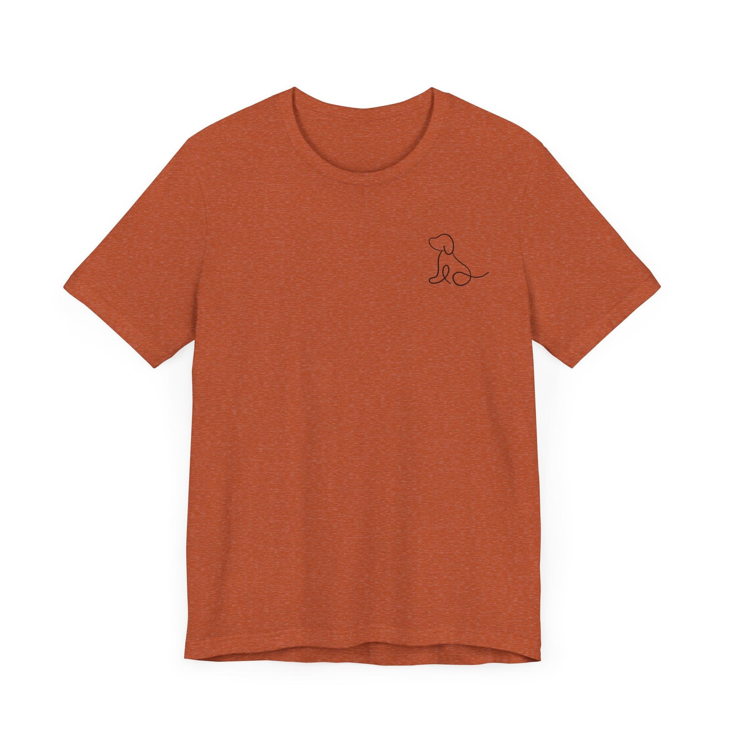 Cute Dog Outline T-Shirt