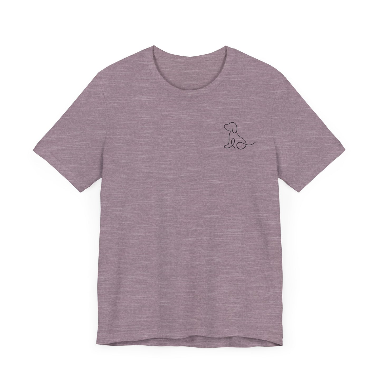 Cute Dog Outline T-Shirt