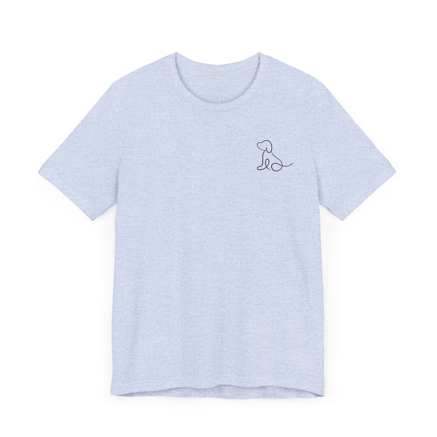 Cute Dog Outline T-Shirt