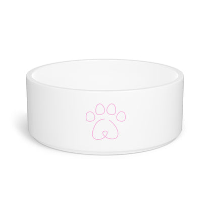 Cute Paw Print Pet Bowl