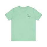 Cute Dog Outline T-Shirt