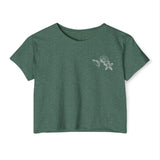 Sea Print Crop Top