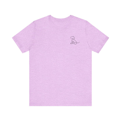 Cute Dog Outline T-Shirt