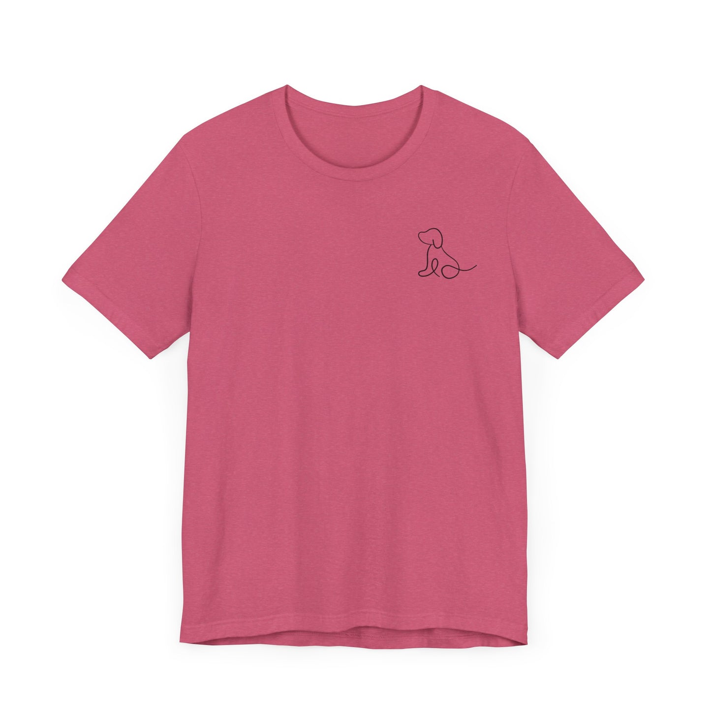 Cute Dog Outline T-Shirt