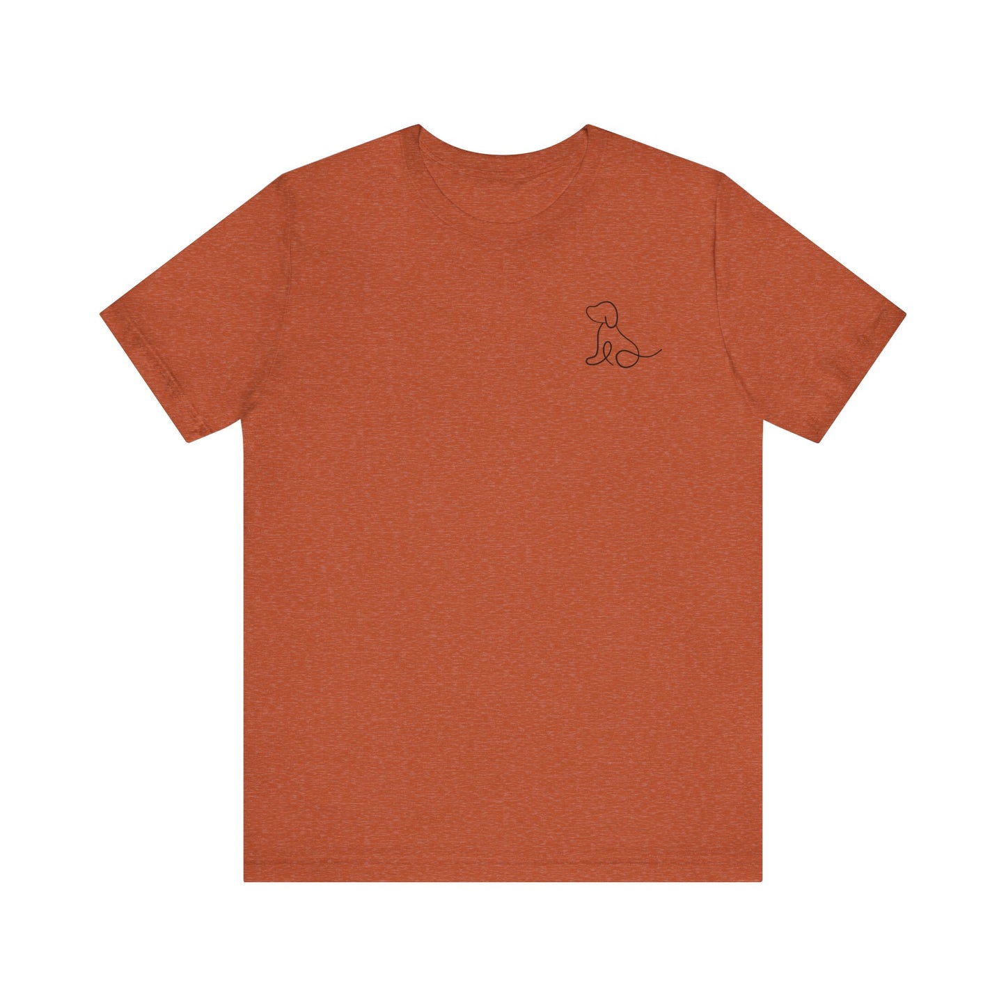 Cute Dog Outline T-Shirt
