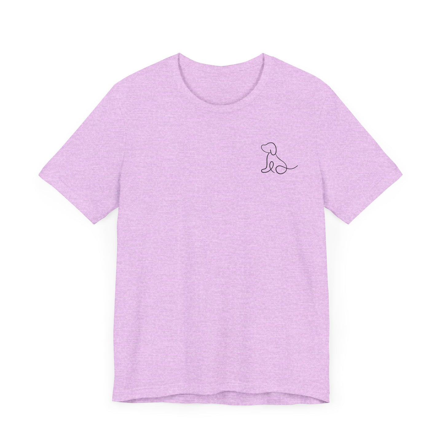 Cute Dog Outline T-Shirt