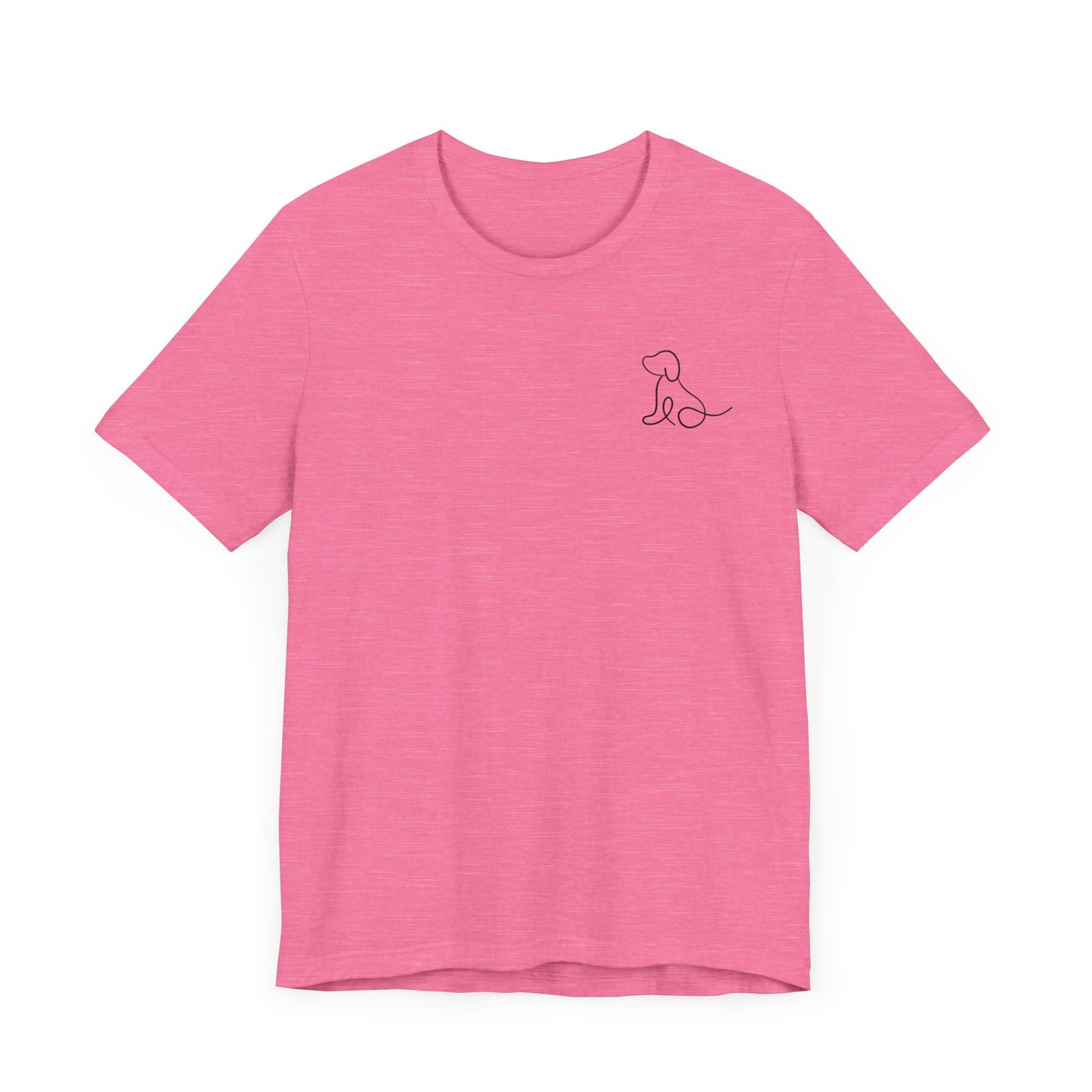 Cute Dog Outline T-Shirt