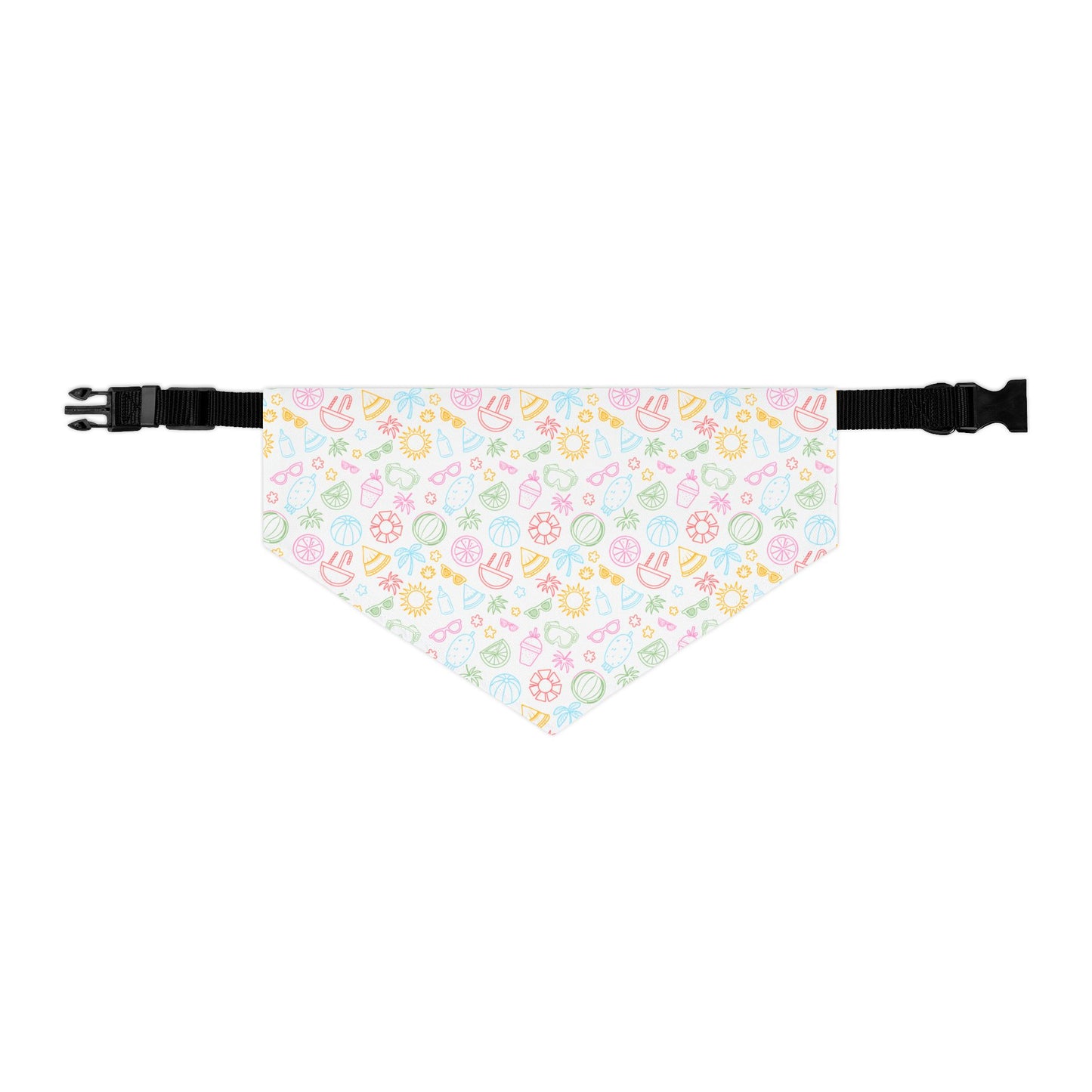 Colorful Summer Pet Bandana Collar
