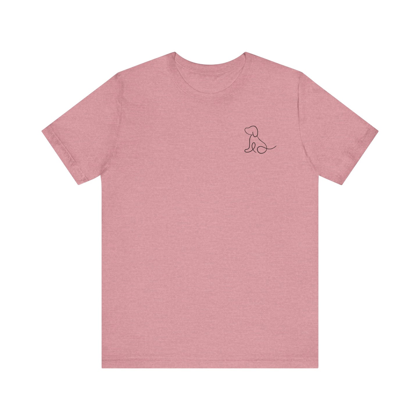 Cute Dog Outline T-Shirt