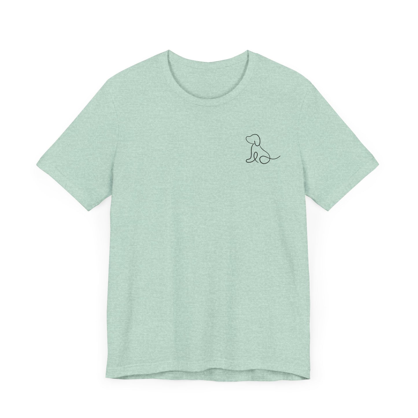 Cute Dog Outline T-Shirt