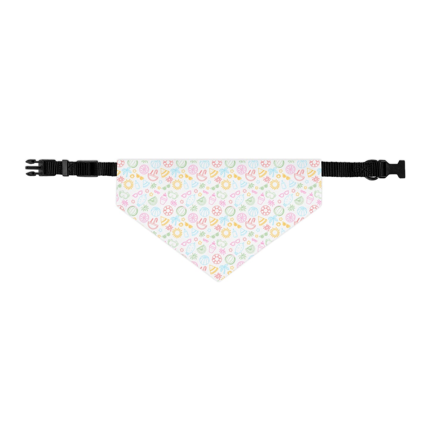 Colorful Summer Pet Bandana Collar