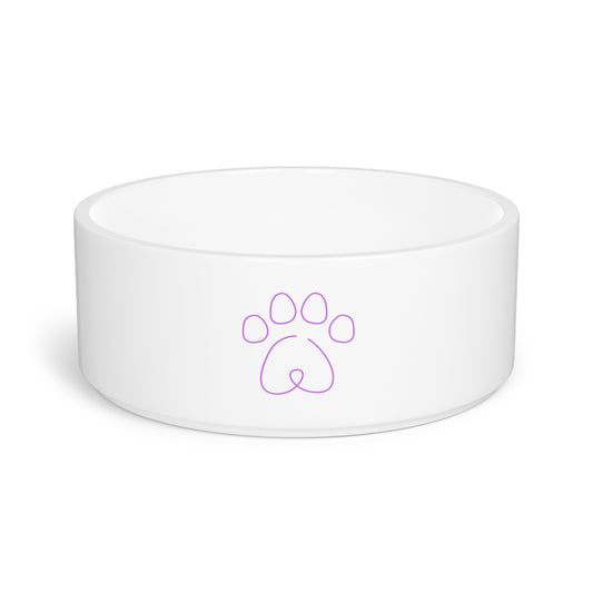 Cute Paw Print Pet Bowl
