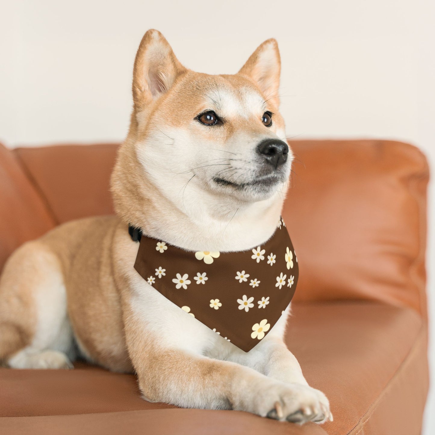 Pet Bandana Collar Flower prints