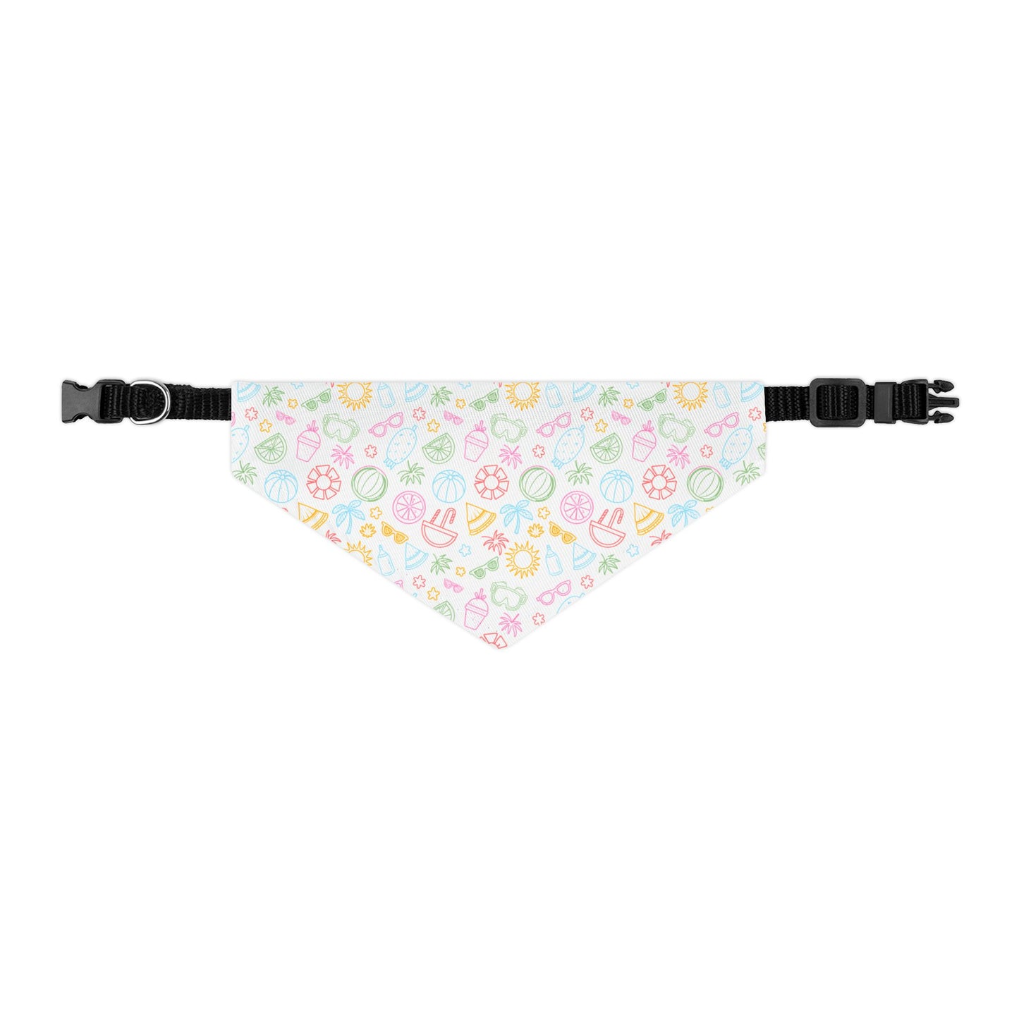 Colorful Summer Pet Bandana Collar